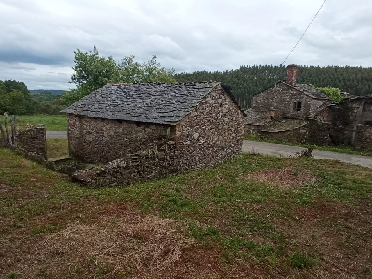 Vista exterior de Finca rústica en venda en Xermade amb Jardí privat