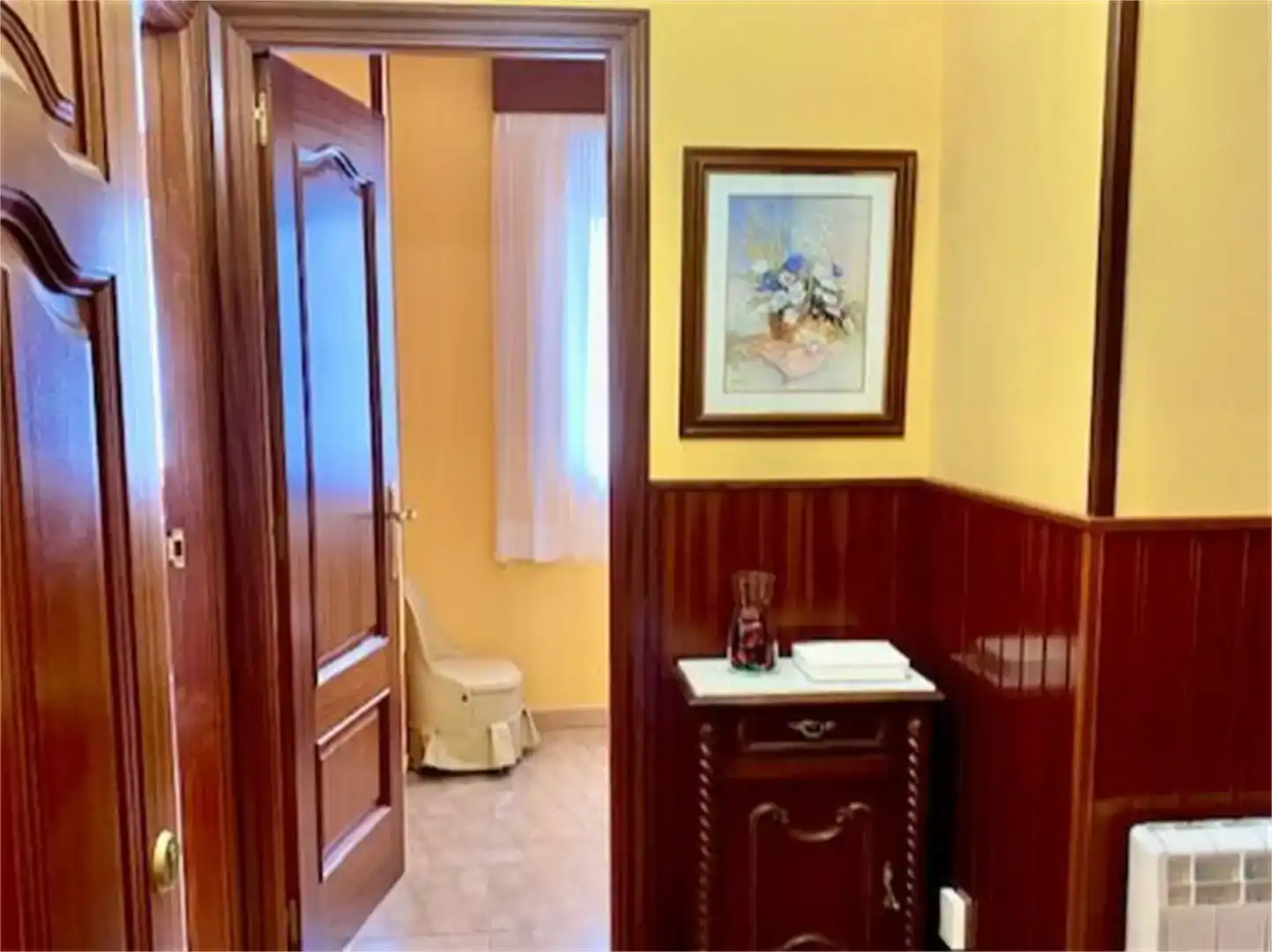 Badezimmer von Wohnungen zur Miete in Valdoviño mit Privatgarten, Parkett und Abstellraum