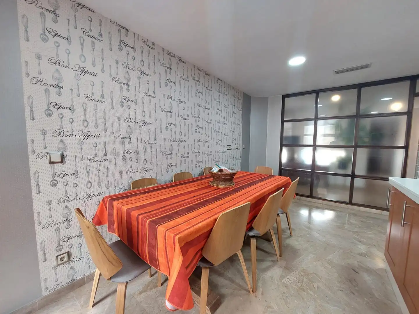 Esszimmer von Dachboden zum Verkauf in Águilas mit Klimaanlage, Heizung und Terrasse