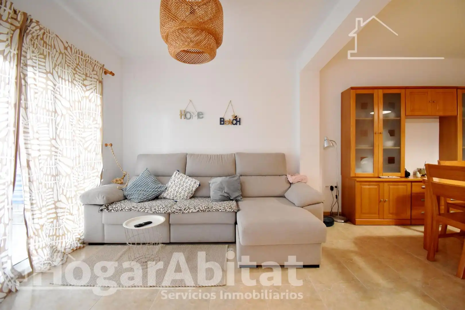 Sala d'estar de Pis en venda en Cullera amb Terrassa, Moblat i Balcó