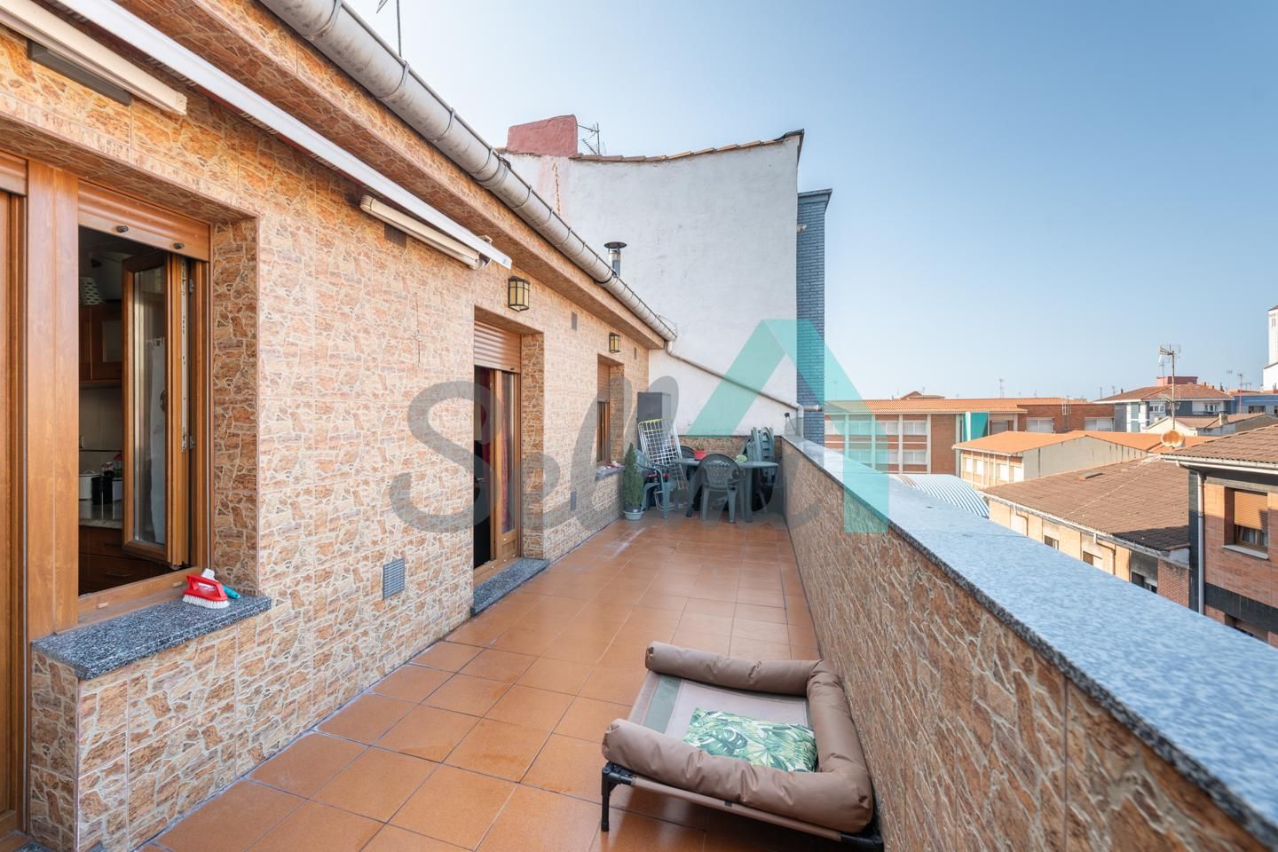 Terrace of Attic for sale in Gijón   with Heating, Terrace and Storage room