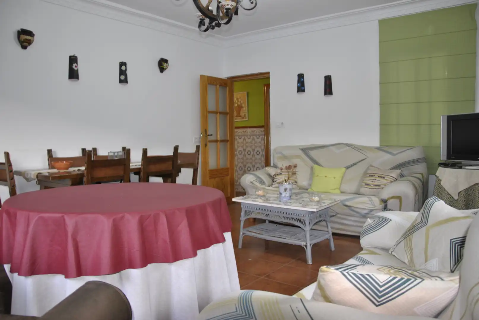 Dining room of Houses for sale in Casas del Castañar  with Heating, Private garden and Terrace