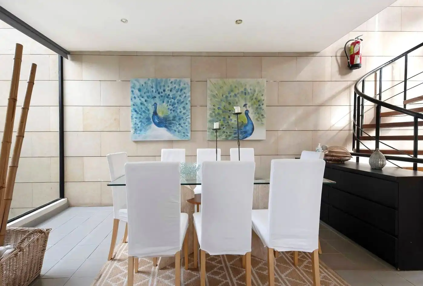 Dining room of Detached homes for sale in Santa Úrsula  with Private garden, Terrace and Swimming Pool