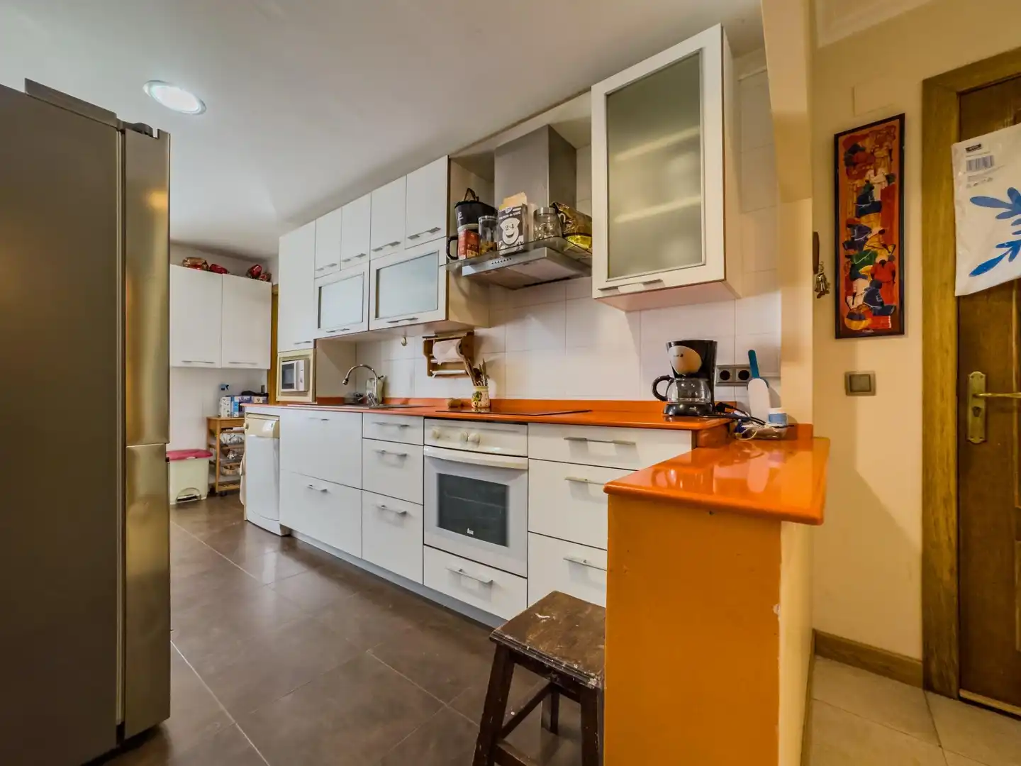 Cuina de Casa o xalet en venda en Polanco amb Calefacció, Jardí privat i Terrassa