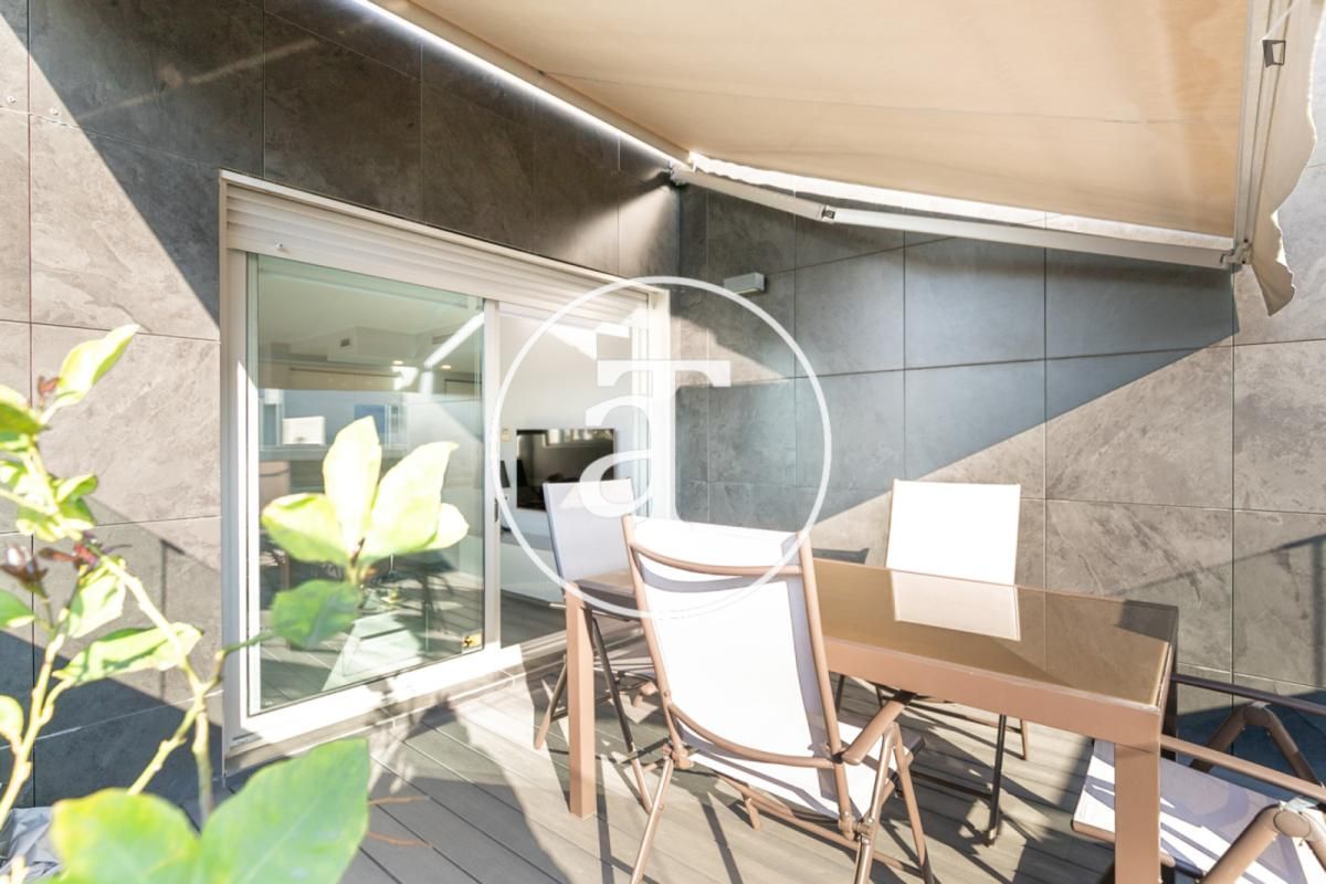 Terrace of Apartment to rent in Sant Adrià de Besòs  with Air Conditioner, Furnished and Oven