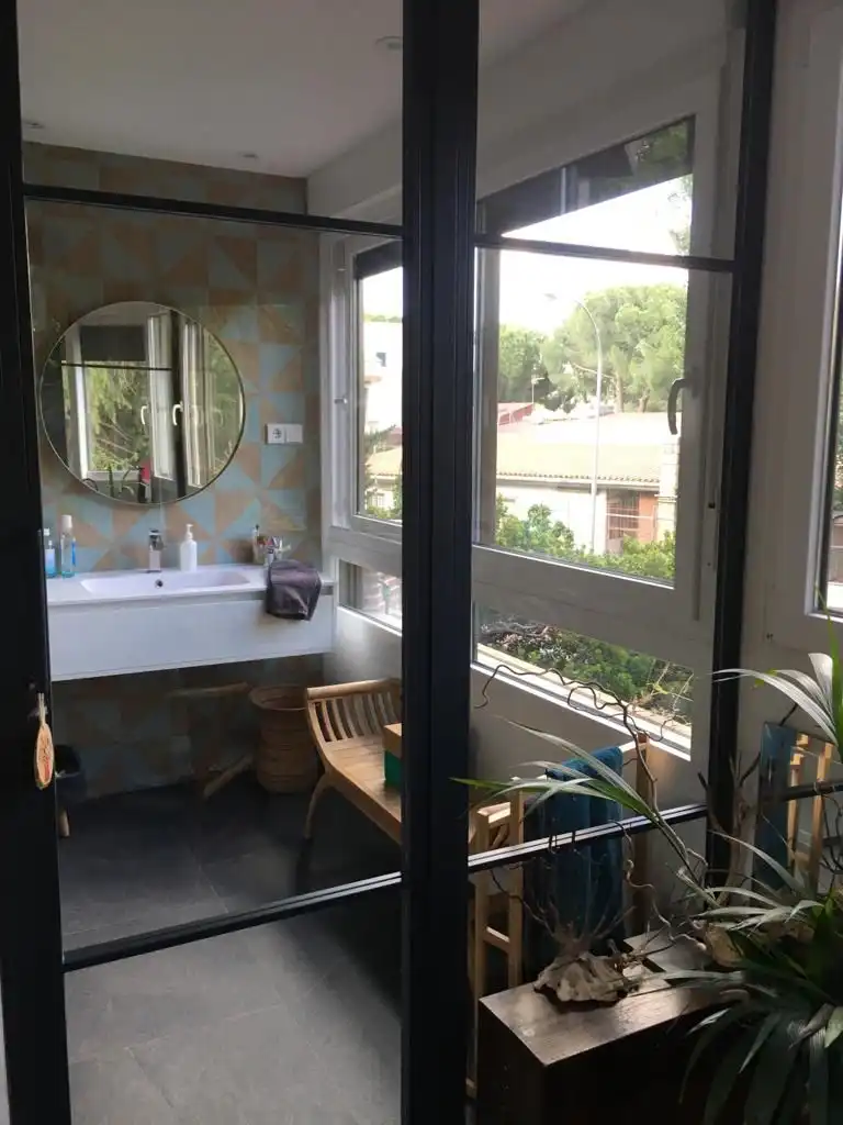 Bathroom of Flat for rent in Madrid  with Air Conditioner, Heating and Terrace
