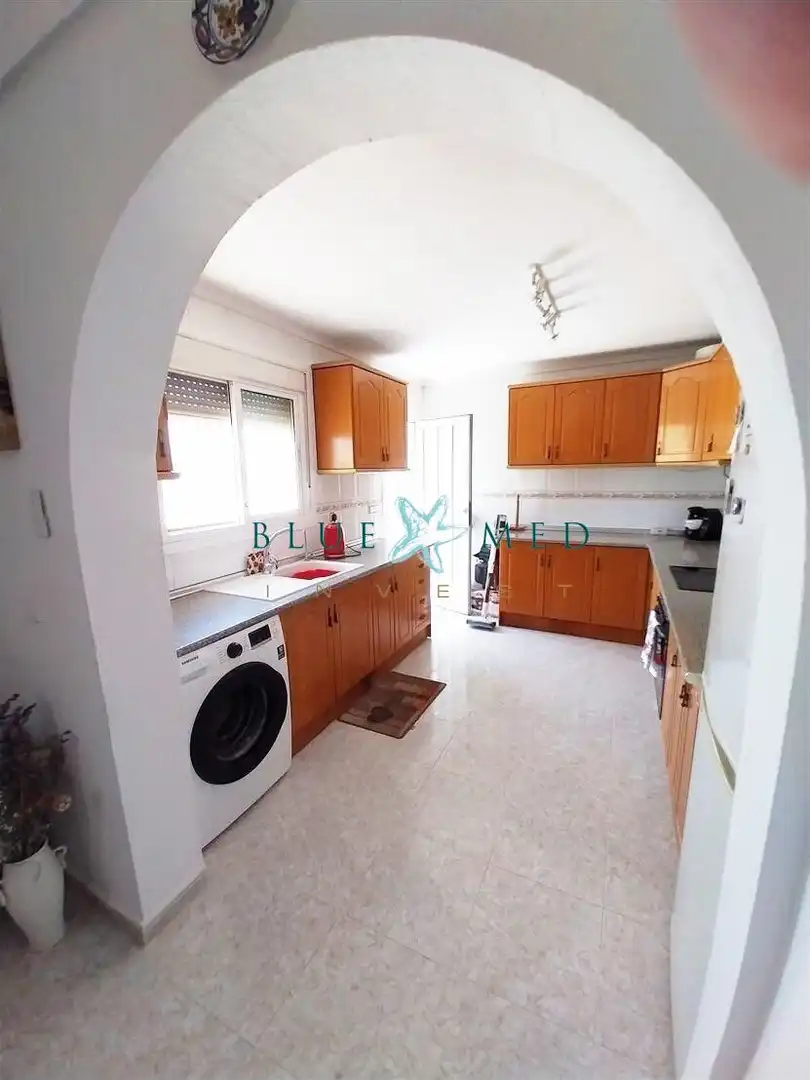 Cocina de Casa o chalet en venta en Mazarrón con Aire acondicionado, Calefacción y Jardín privado