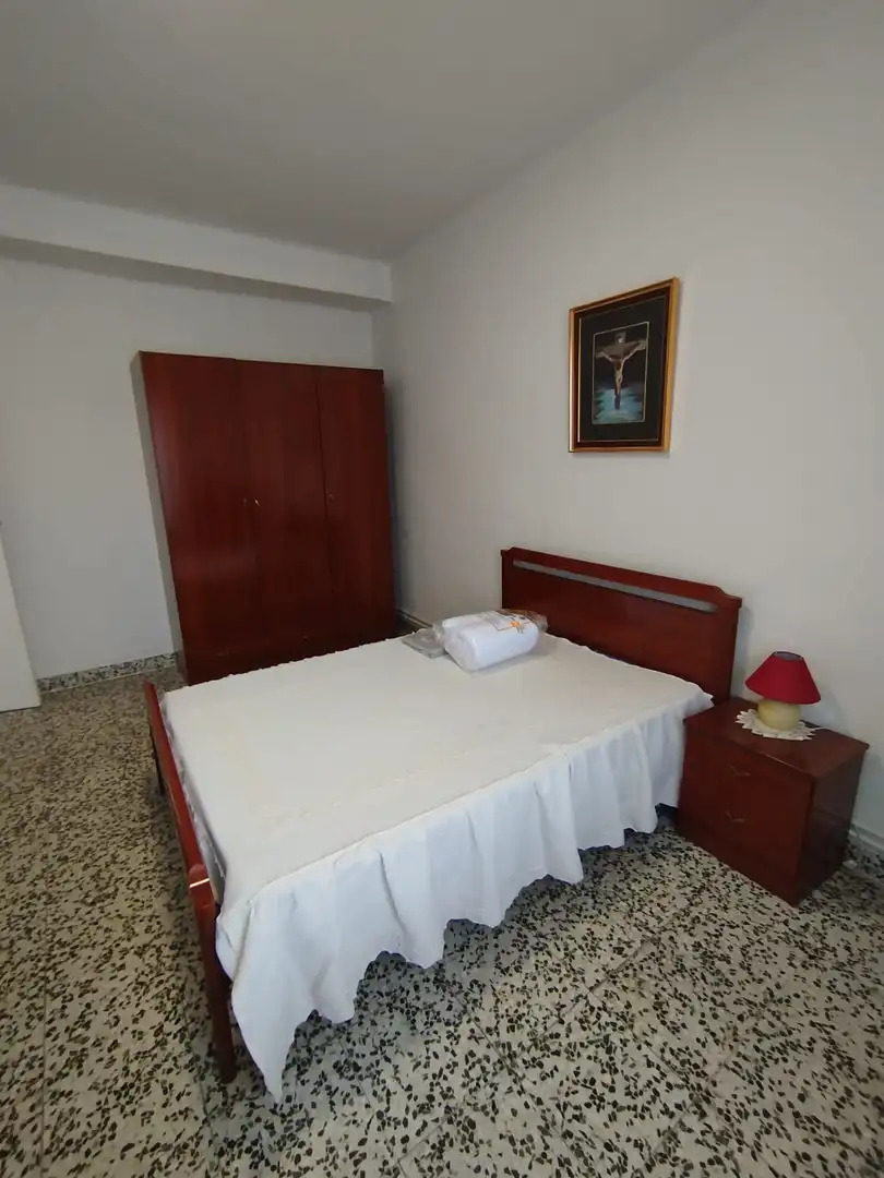 Bedroom of Flat for rent in Ávila  with Heating, Terrace and Furnished