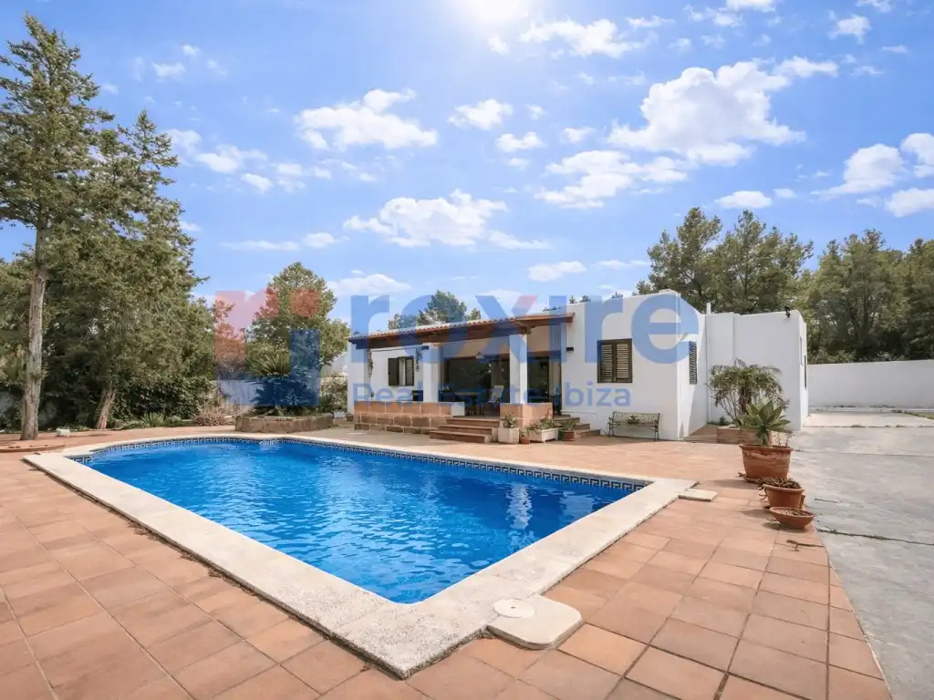 Exterior view of Houses for rent in Sant Antoni de Portmany  with Air Conditioner, Private garden and Terrace
