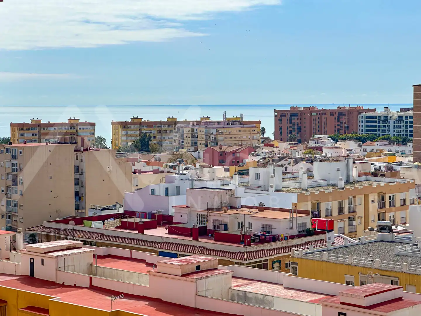 Vista exterior de Pis en venda en Málaga Capital amb Aire condicionat, Terrassa i Moblat
