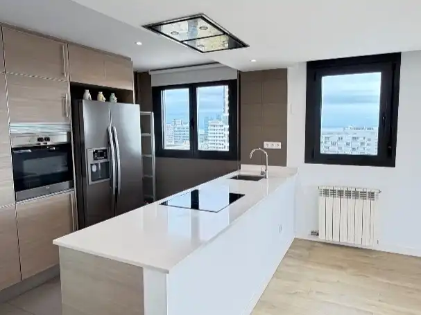 Cocina de Ático en venta en  Barcelona Capital con Aire acondicionado y Balcón