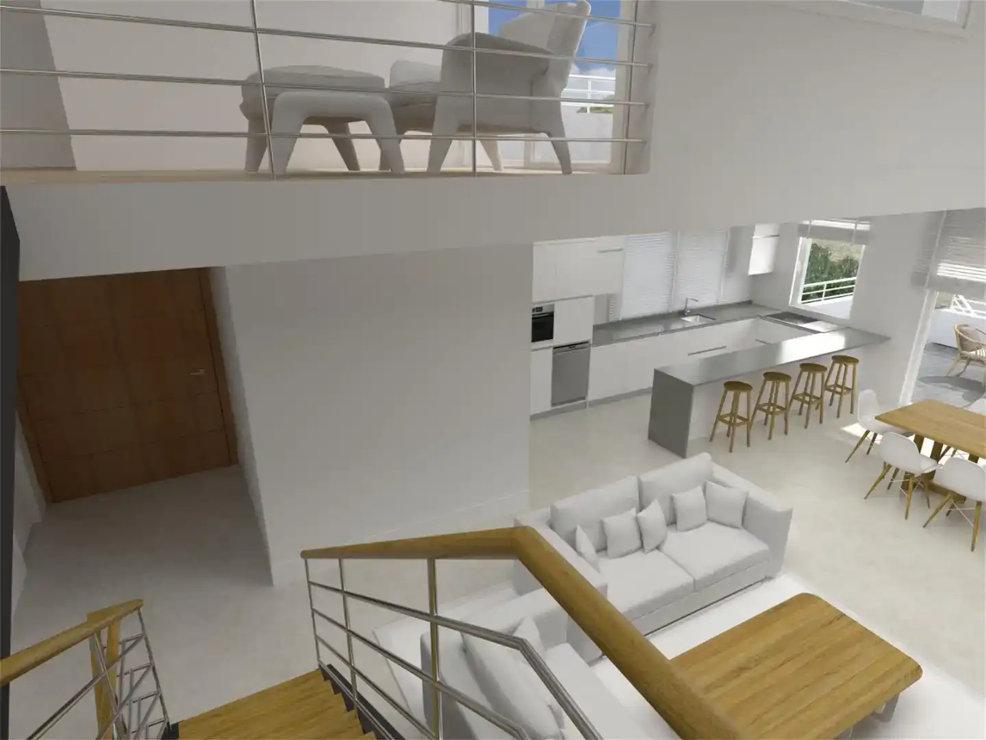 Sala d'estar de Casa o xalet en venda en San Martín de Rubiales