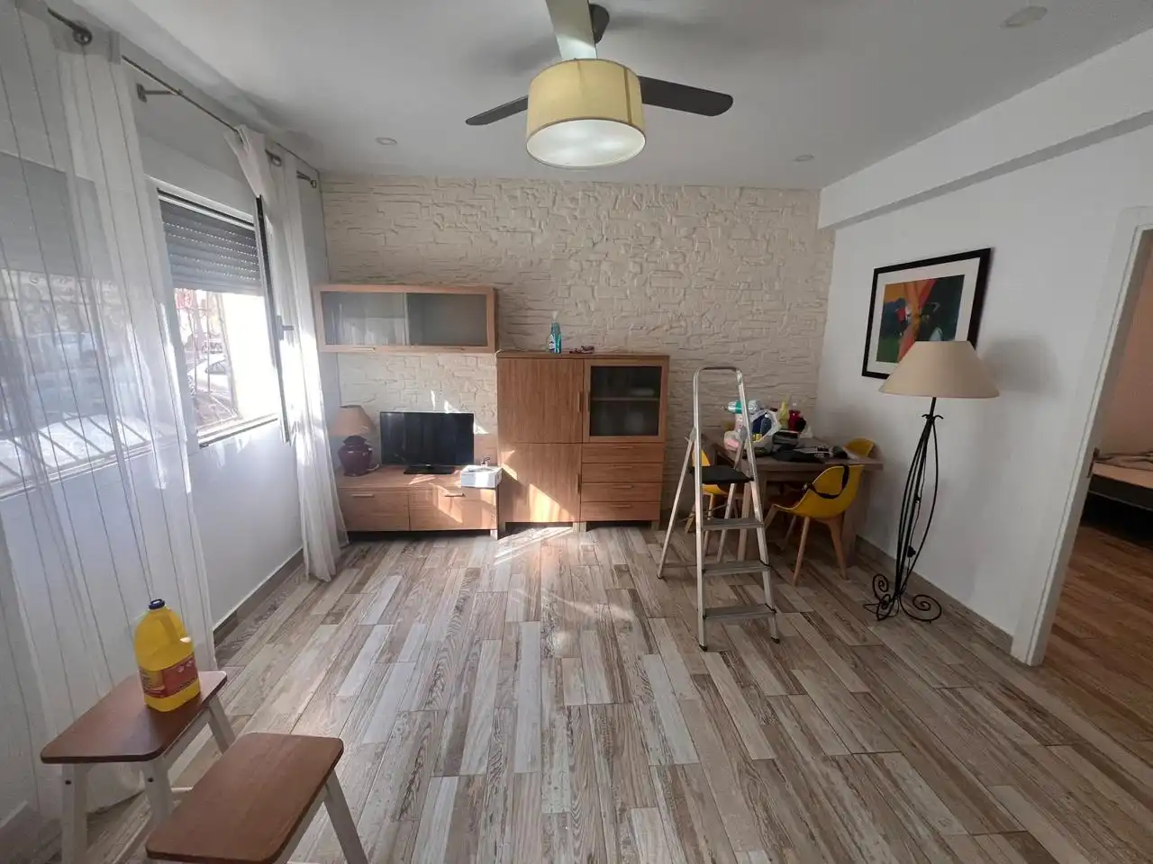 Sala d'estar de Planta baixa de lloguer en Valencia amb Aire condicionat i Moblat