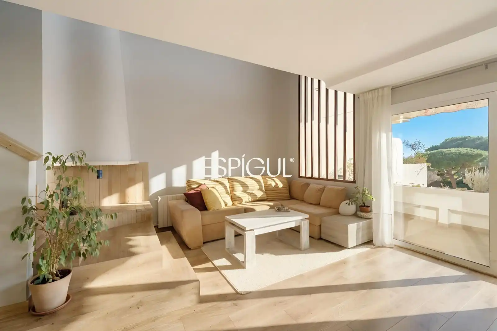 Sala de estar de Ático en venta en Sant Andreu de Llavaneres con Calefacción, Terraza y Trastero
