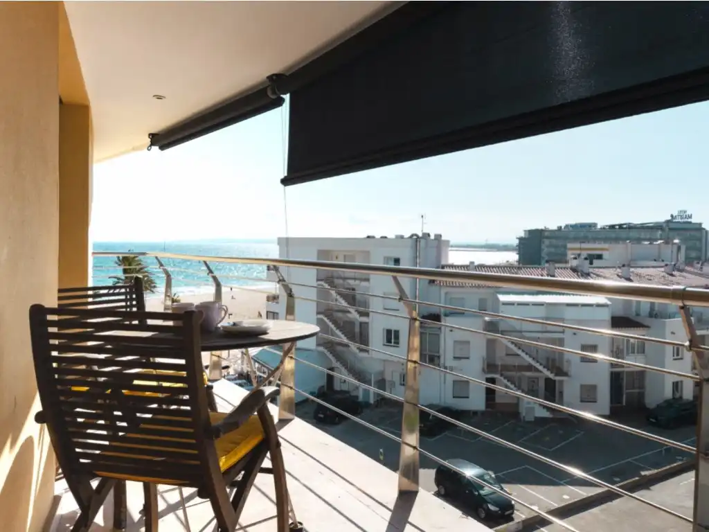 Terrace of Attic for sale in Roses  with Air Conditioner, Heating and Furnished