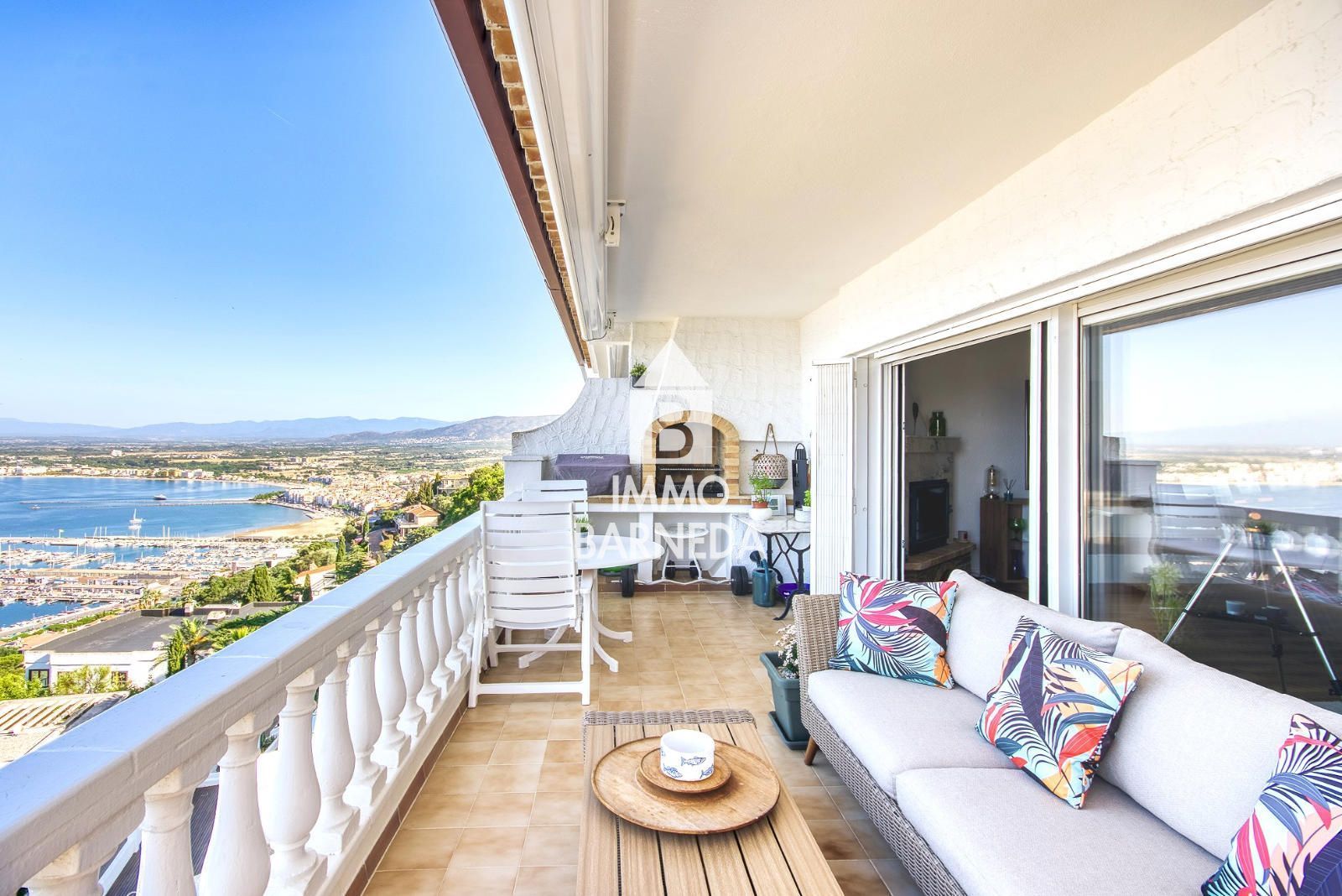 Balcony of Flat for sale in Roses  with Air Conditioner, Heating and Terrace