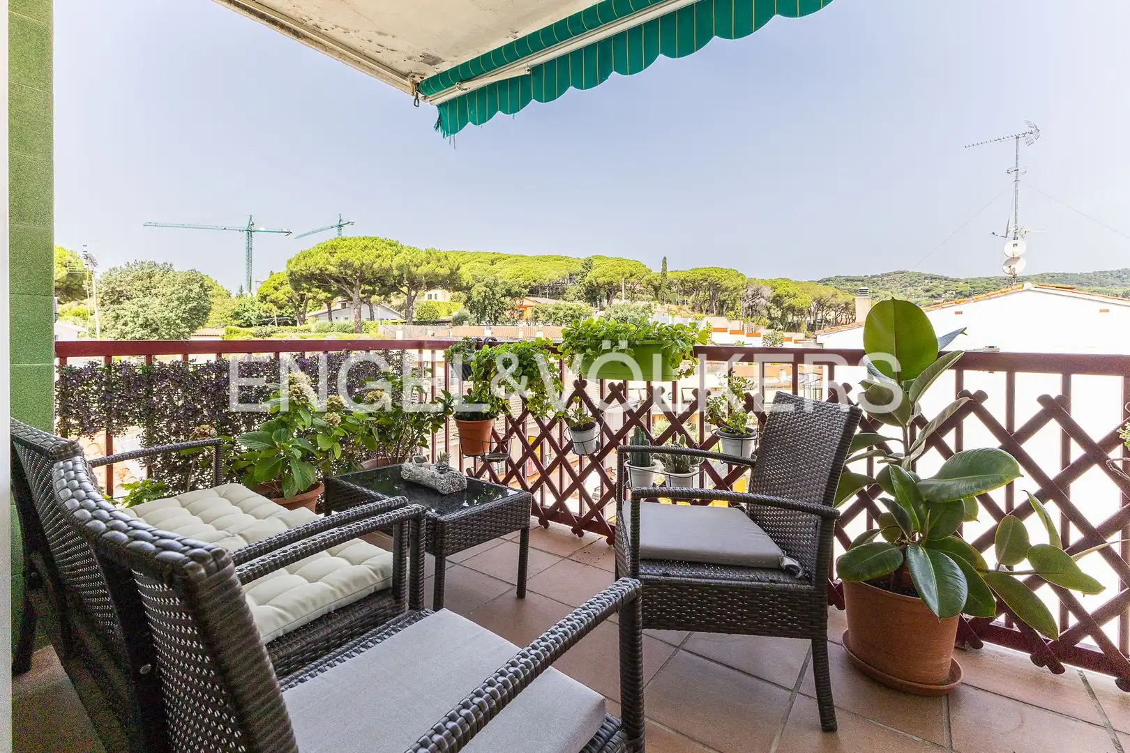 Terrace of Flat for sale in Sant Andreu de Llavaneres  with Heating, Parquet flooring and Terrace