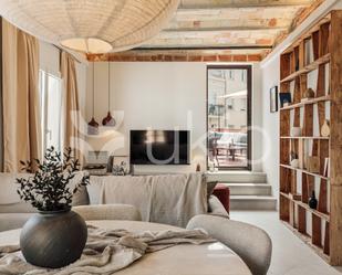 Living room of Apartment to rent in  Barcelona Capital  with Air Conditioner, Heating and Terrace
