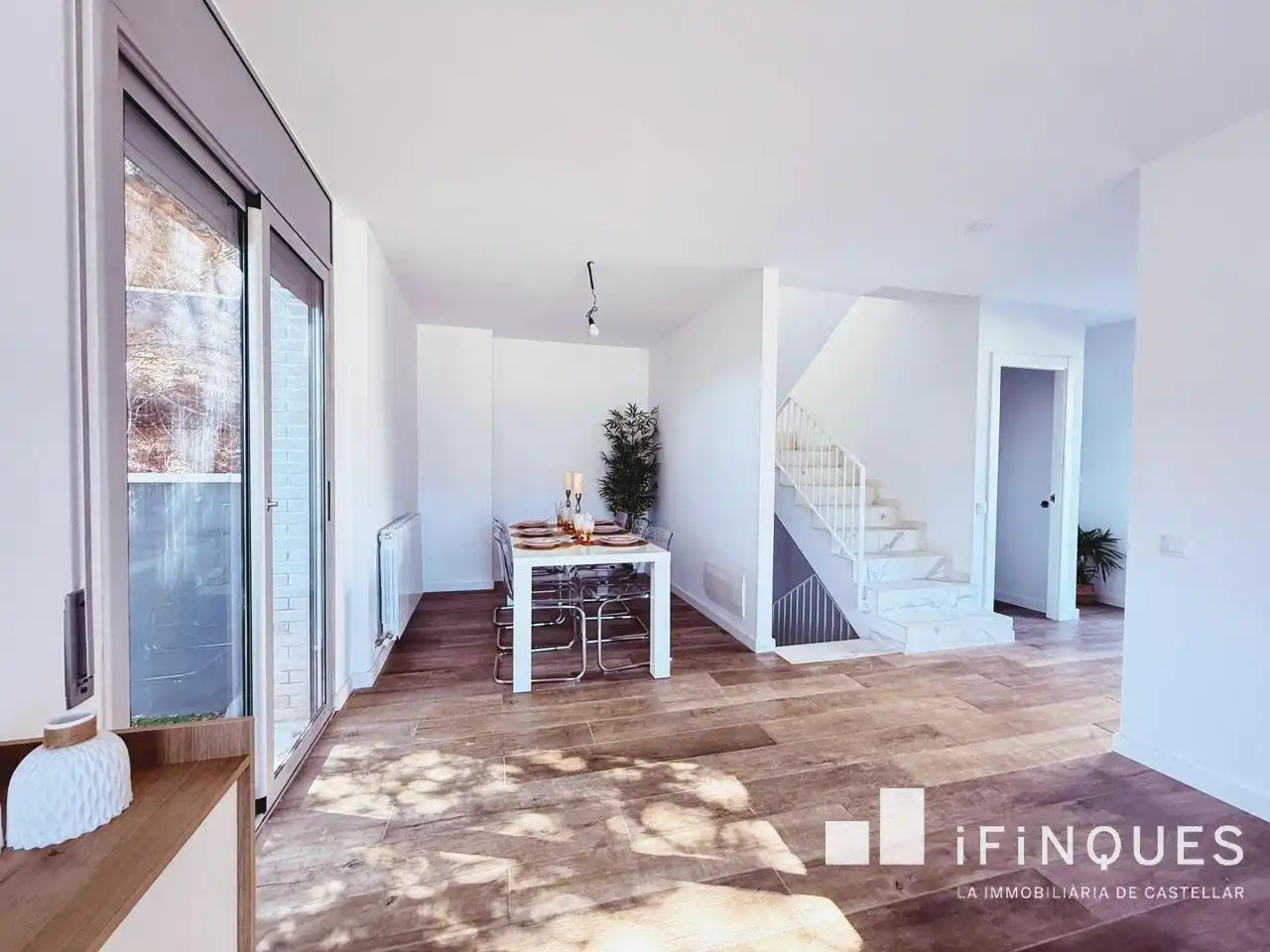 Living room of Houses for rent in Castellar del Vallès  with Air Conditioner, Heating and Private garden