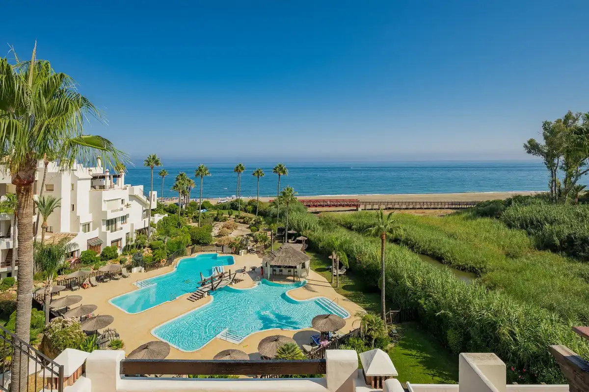 Schlafzimmer von Maisonette zum Verkauf in Estepona mit Terrasse, Whirlpool und Sauna