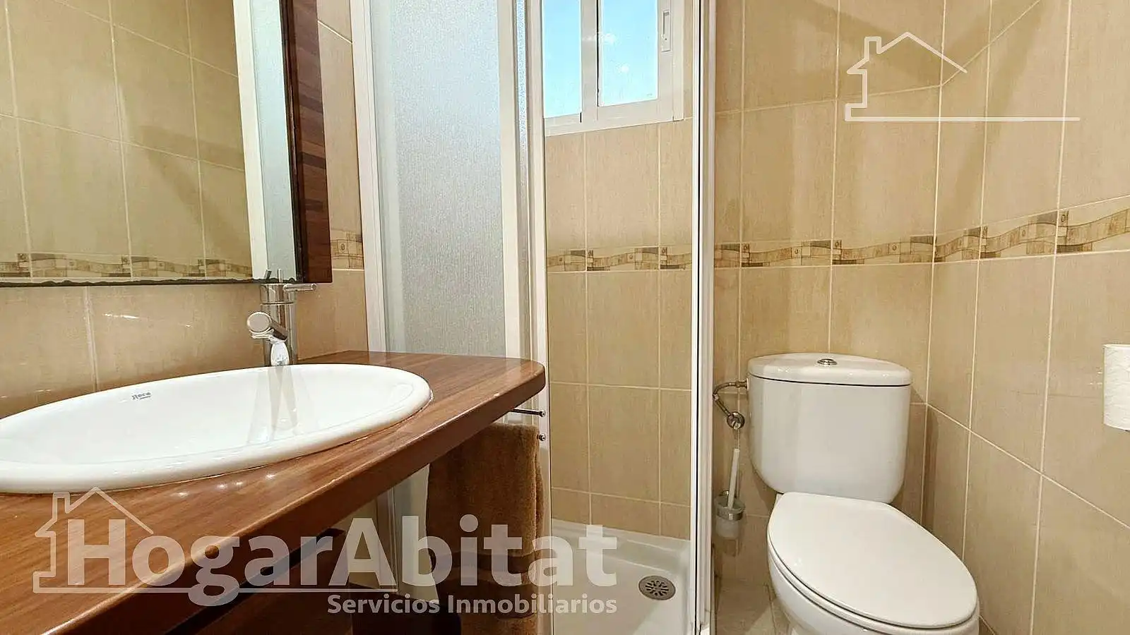 Bathroom of Flat for sale in Piles  with Private garden, Terrace and Furnished