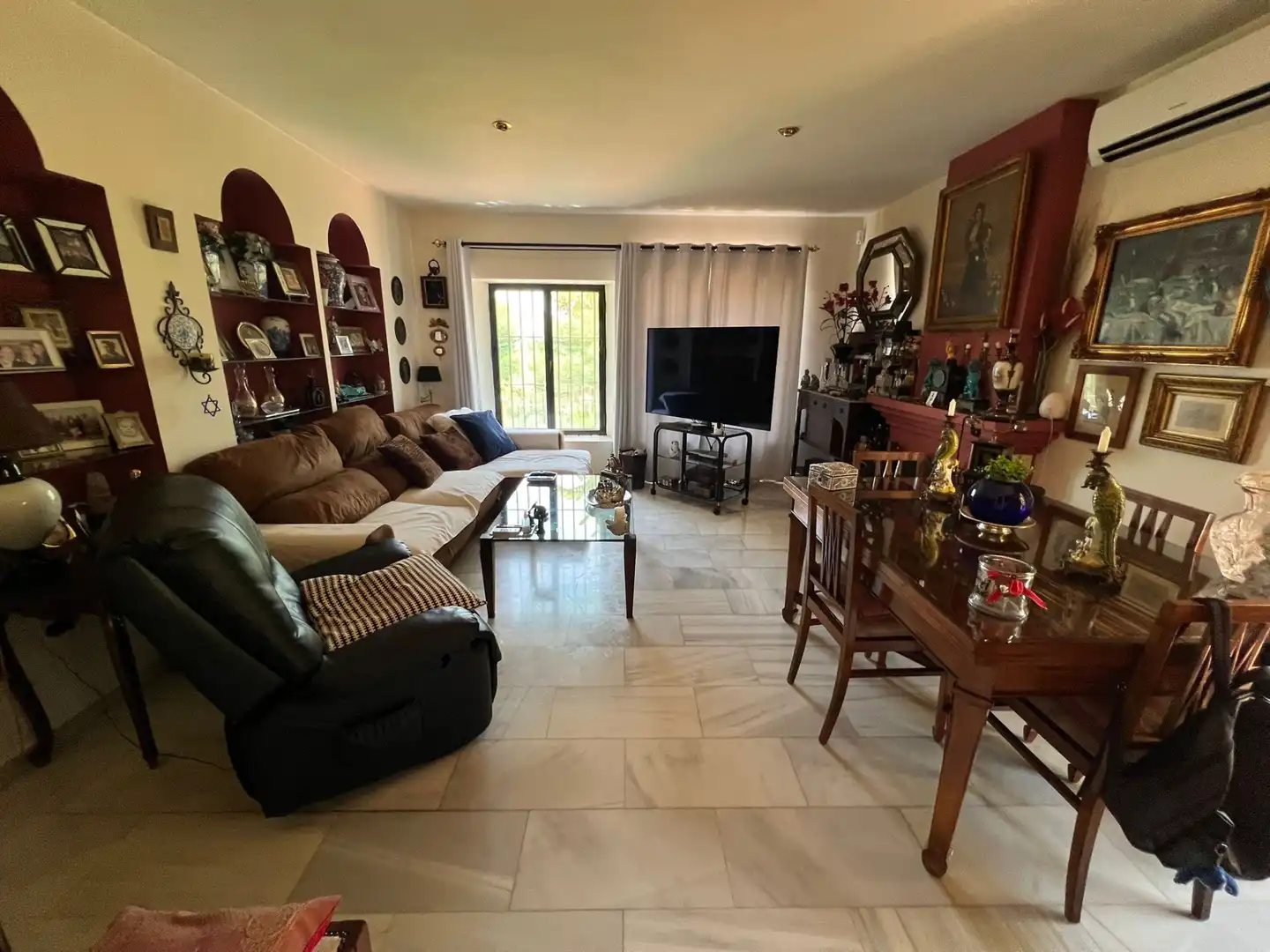 Living room of Houses for sale in Málaga  with Air Conditioner, Heating and Private garden