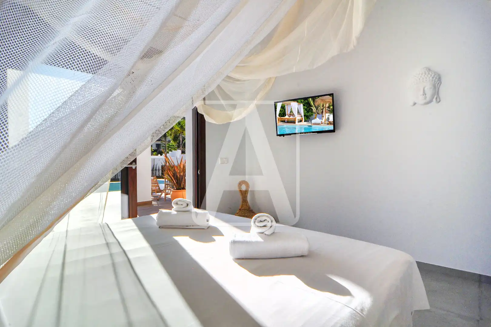 Habitación de Casa o chalet en venta en Benissa con Aire acondicionado, Calefacción y Jardín privado