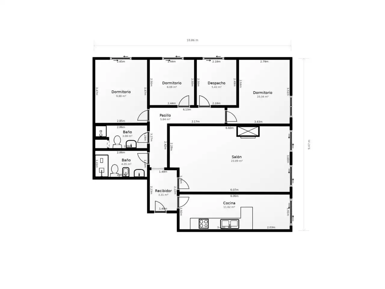 Apartamento en venta en Sabadell con Aire acondicionado, Calefacción y Trastero