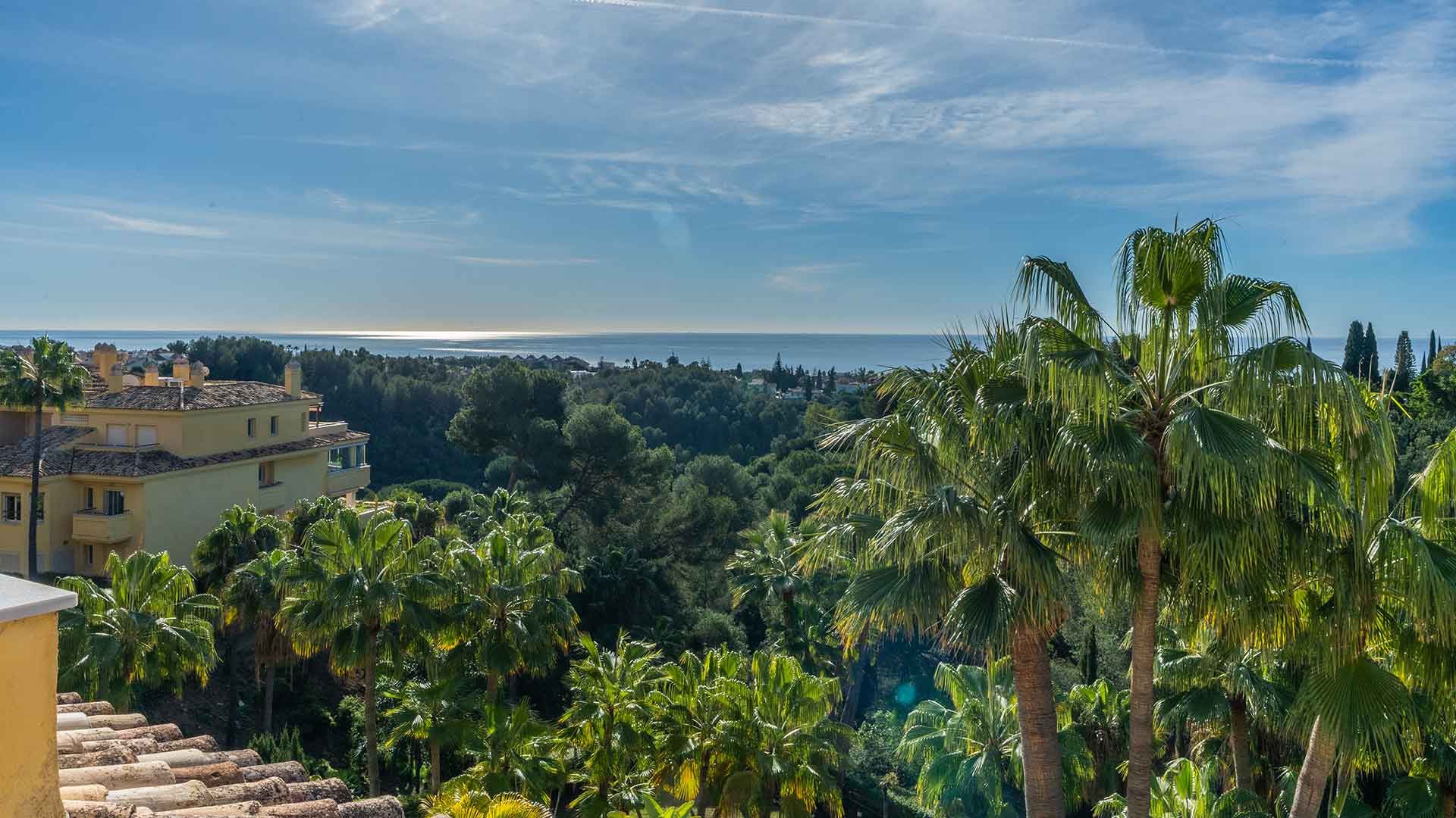 Garden of Attic for sale in Marbella  with Air Conditioner, Terrace and Storage room