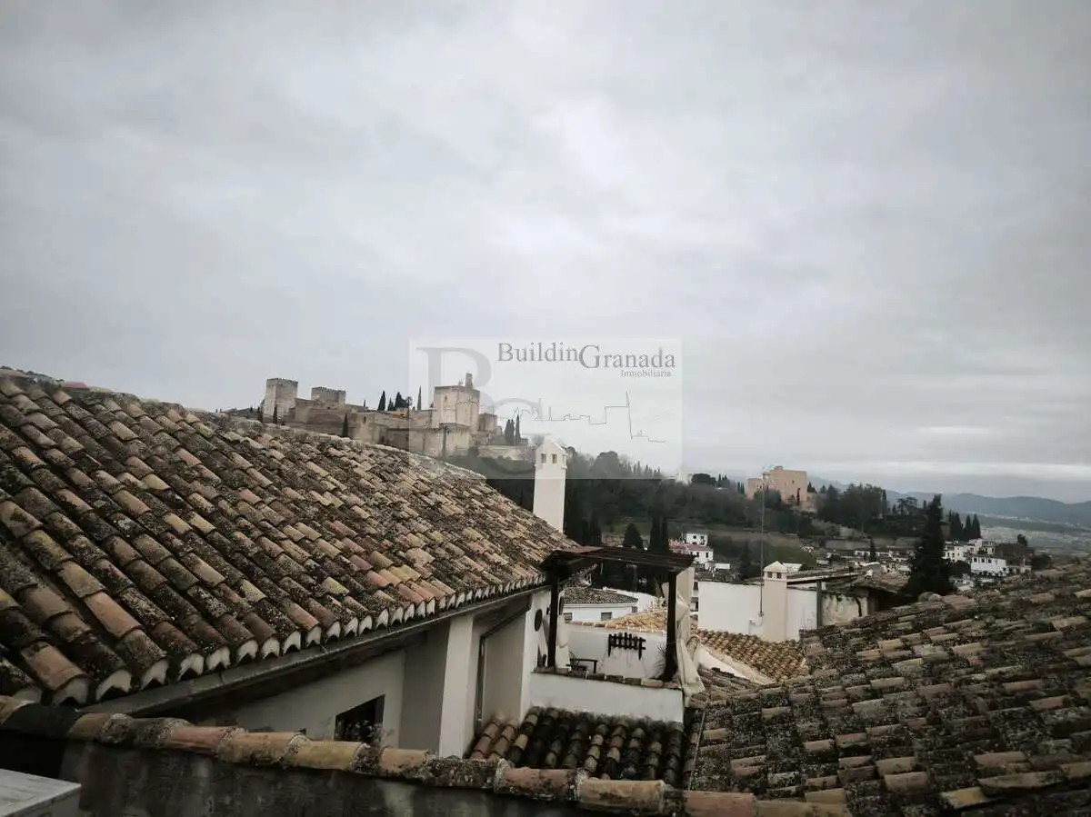 Vista exterior de Pis de lloguer en  Granada Capital amb Terrassa