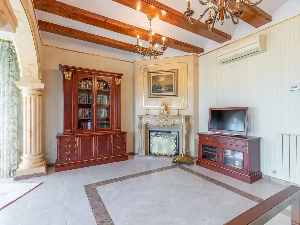 Living room of Houses for sale in Jávea / Xàbia  with Air Conditioner, Heating and Storage room