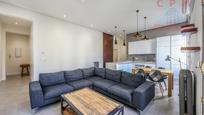 Living room of Flat to rent in  Madrid Capital  with Air Conditioner, Heating and Parquet flooring