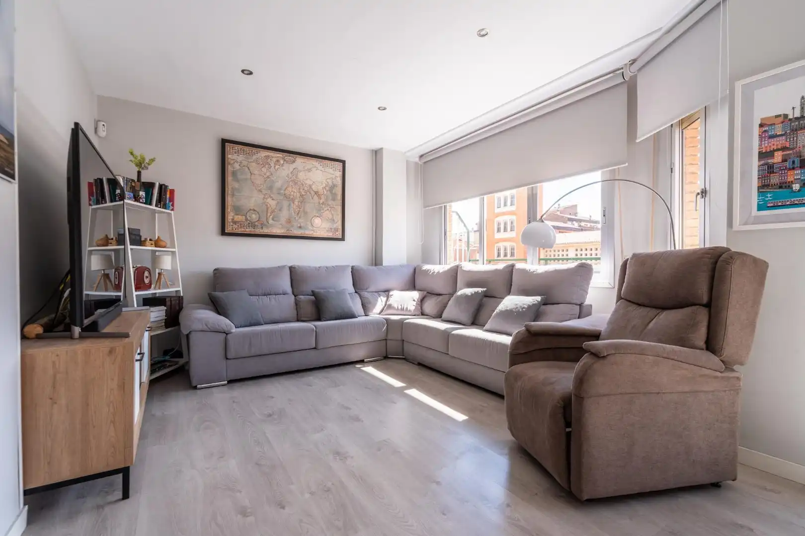 Wohnzimmer von Wohnung zum Verkauf in Albacete mit Klimaanlage, Heizung und Terrasse