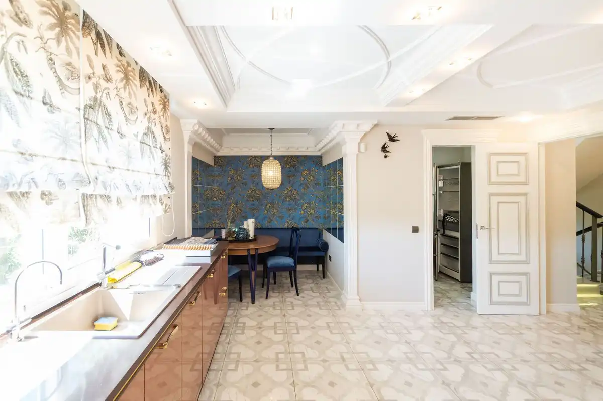 Cocina de Casa o chalet de alquiler en Marbella con Aire acondicionado, Jardín privado y Piscina