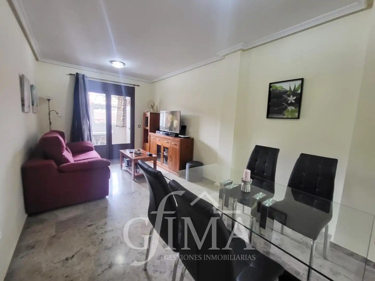 Sala de estar de Apartamento en venta en Ruidera con Terraza, Amueblado y Piscina comunitaria