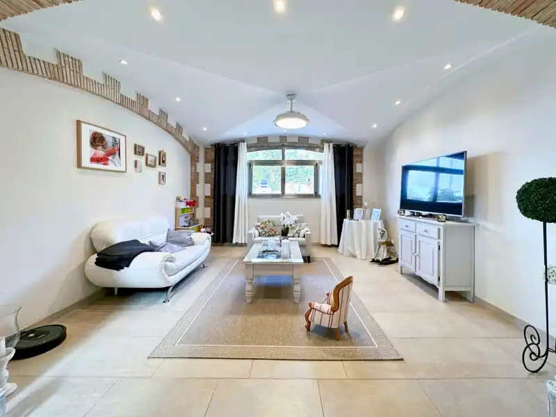 Living room of Houses for sale in Vilajuïga  with Air Conditioner, Heating and Terrace