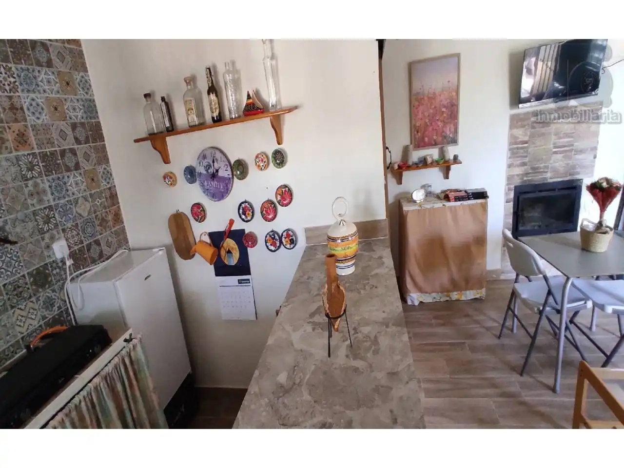 Cocina de Finca rústica en venta en Albatana con Jardín privado y Terraza