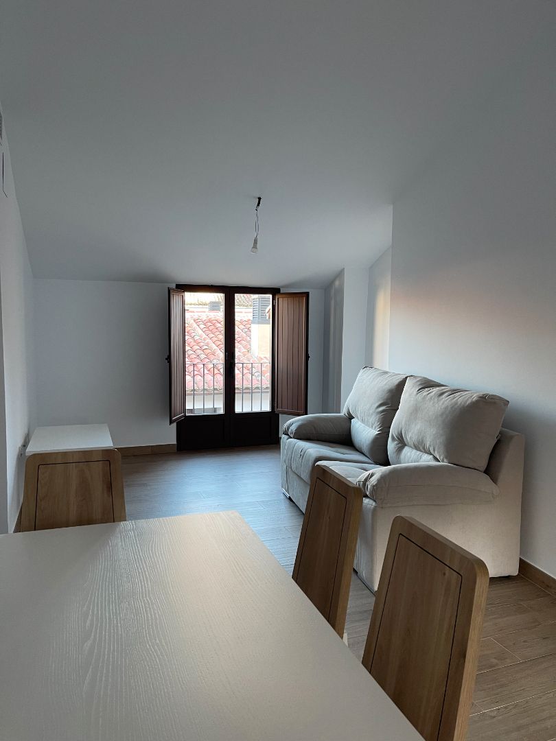 Sala d'estar de Pis de lloguer en Plasencia amb Aire condicionat, Calefacció i Moblat