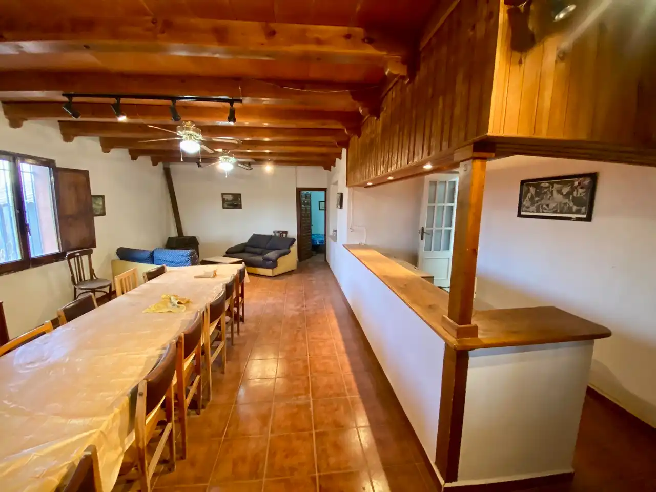 Menjador de Casa o xalet en venda en Villarrubia de los Ojos amb Aire condicionat, Calefacció i Jardí privat