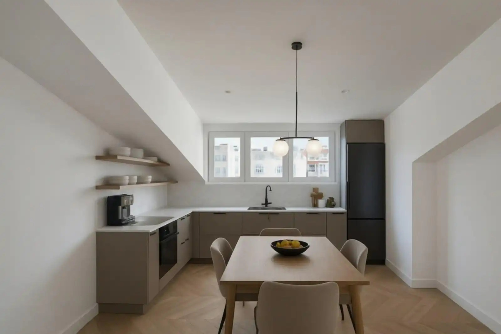 Cocina de Ático en venta en Vigo  con Calefacción y Terraza