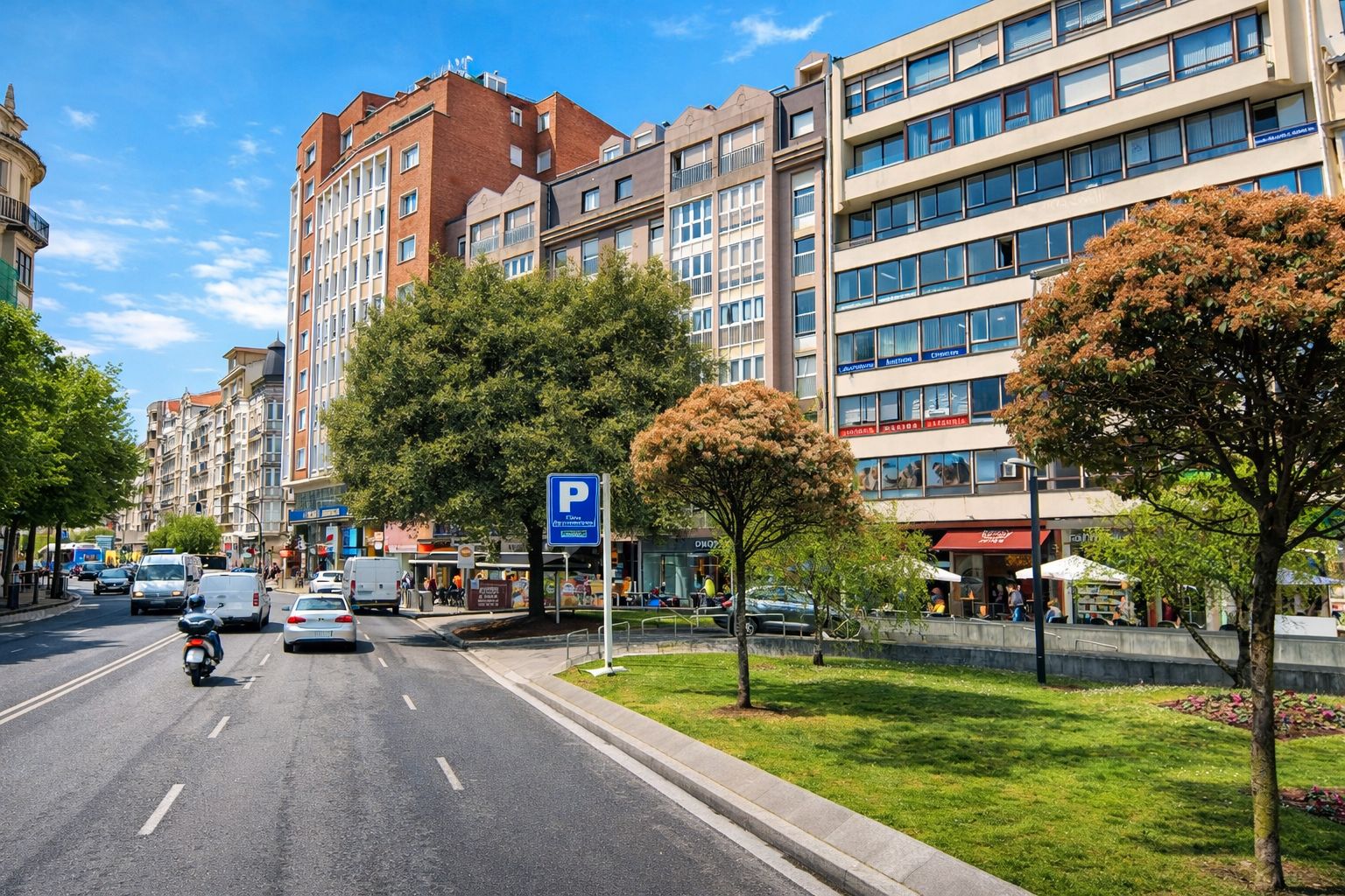 Außenansicht von Maisonette zur Miete in Santander mit Heizung, Möbliert und Ofen