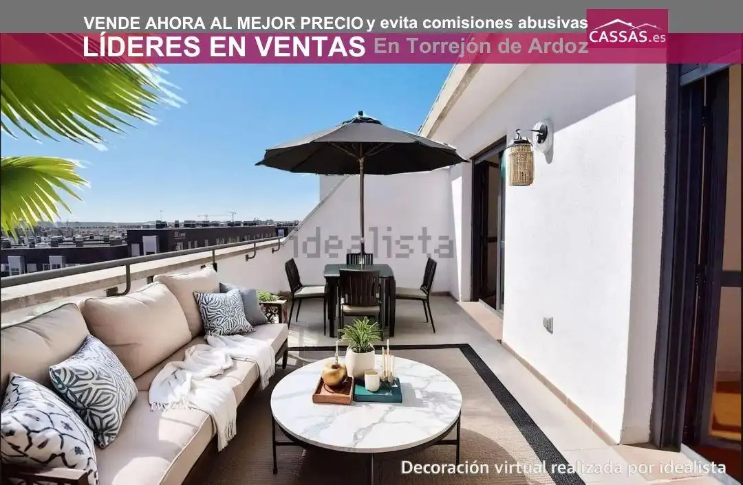 Terrassa de Àtic en venda en Torrejón de Ardoz amb Calefacció, Terrassa i Traster