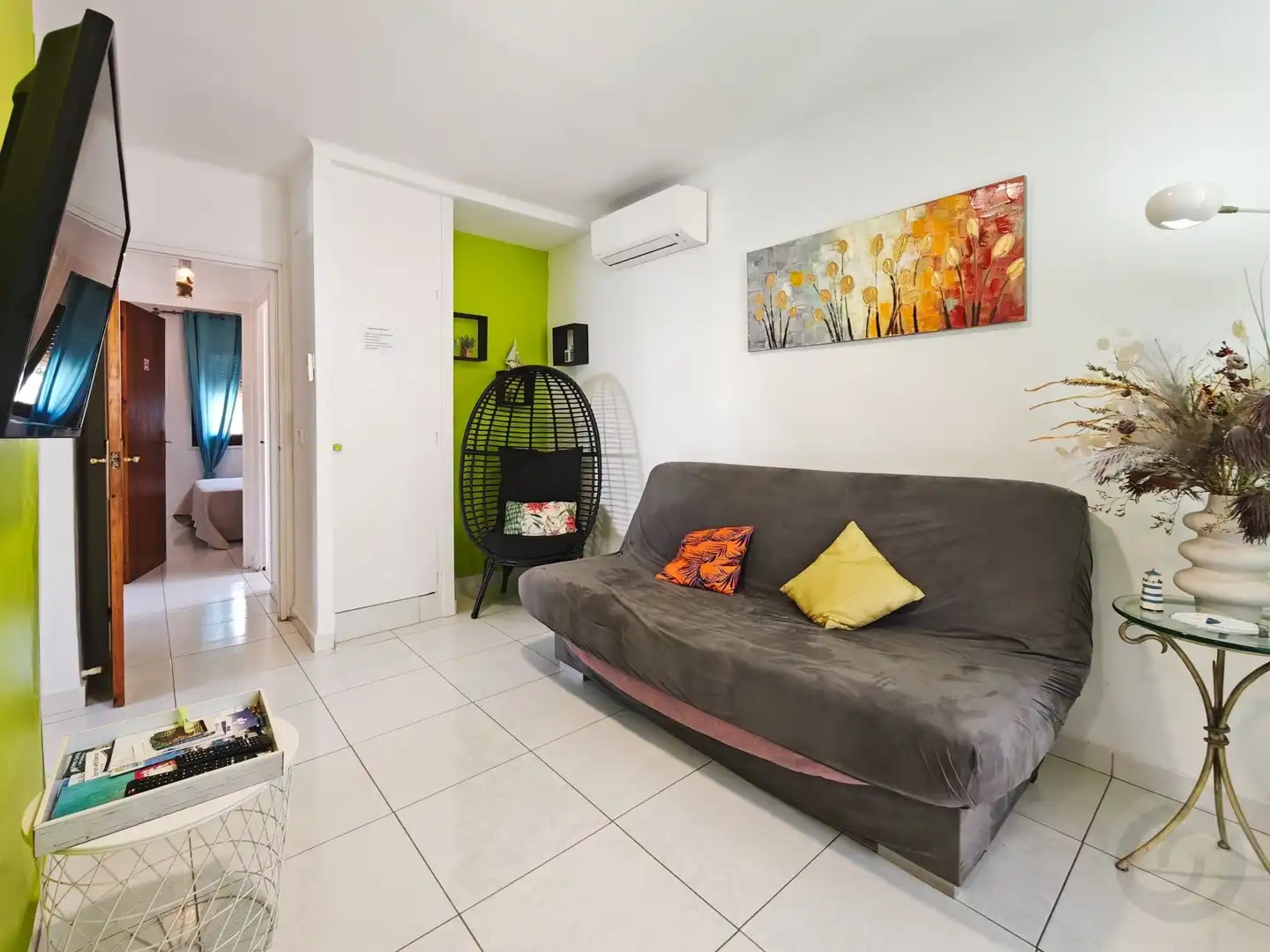 Sala de estar de Casa adosada en venta en Empuriabrava con Aire acondicionado, Calefacción y Terraza