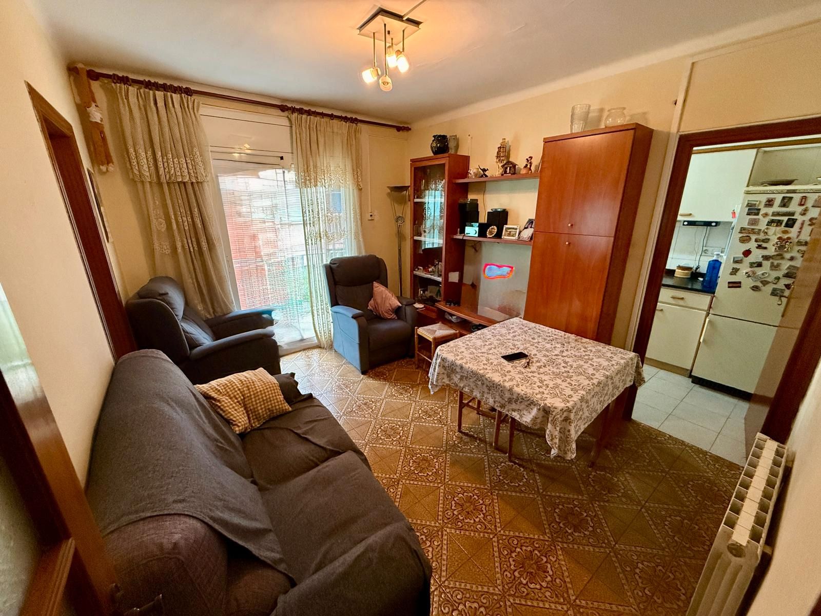 Living room of Flat for sale in Cornellà de Llobregat  with Heating, Oven and Balcony