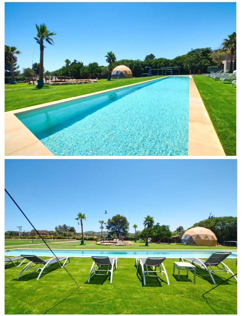 Piscina de Casa o xalet en venda en Santa Eulària des Riu amb Aire condicionat, Calefacció i Jardí privat