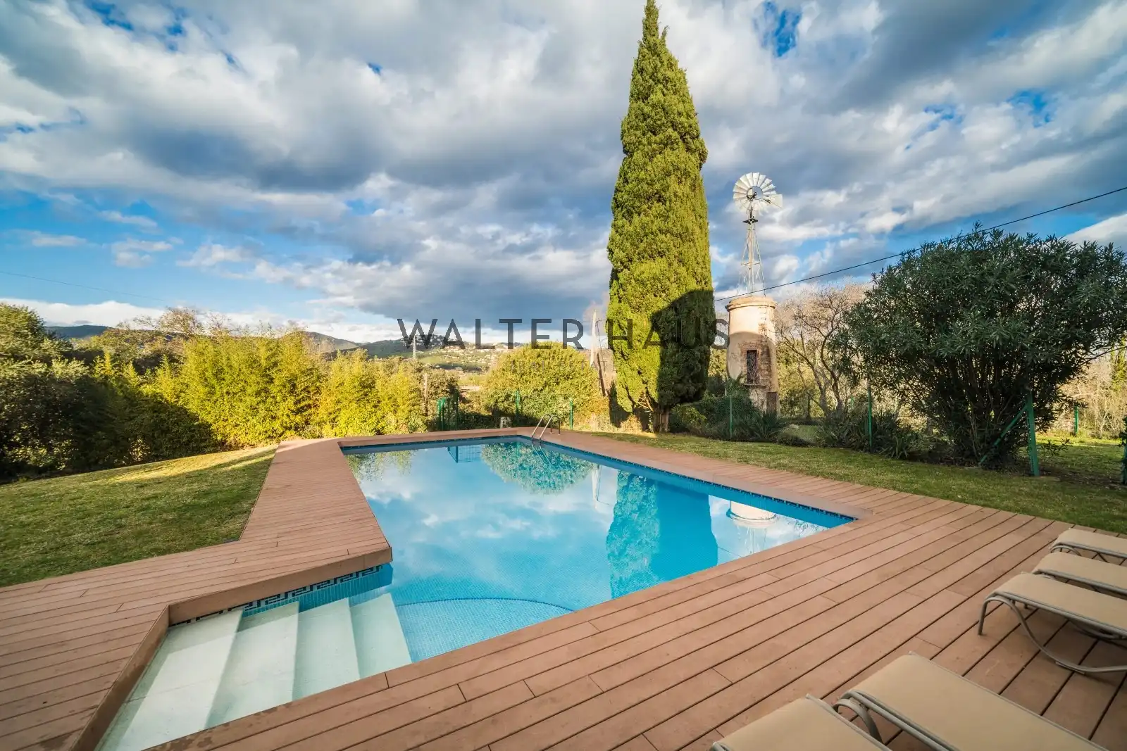Vista exterior de Finca rústica en venta en Santa Cristina d'Aro con Calefacción, Jardín privado y Parquet
