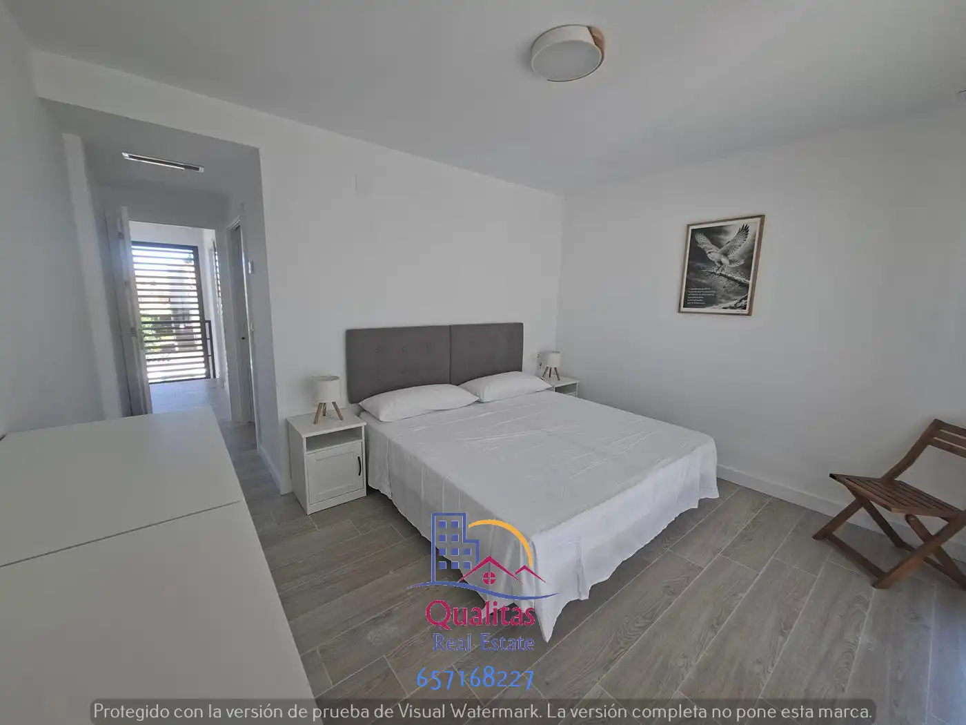 Dormitori de Casa o xalet de lloguer en Oliva amb Aire condicionat, Calefacció i Jardí privat