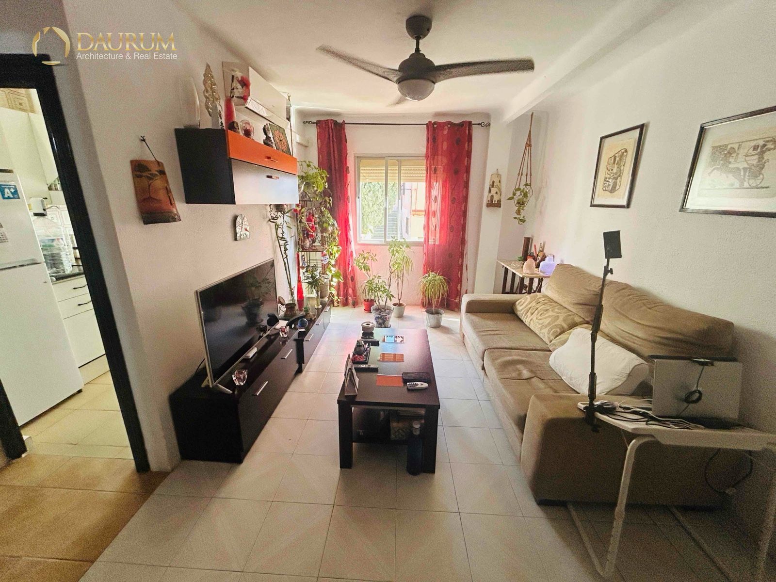 Sala d'estar de Pis en venda en Málaga Capital amb Aire condicionat, Calefacció i Moblat