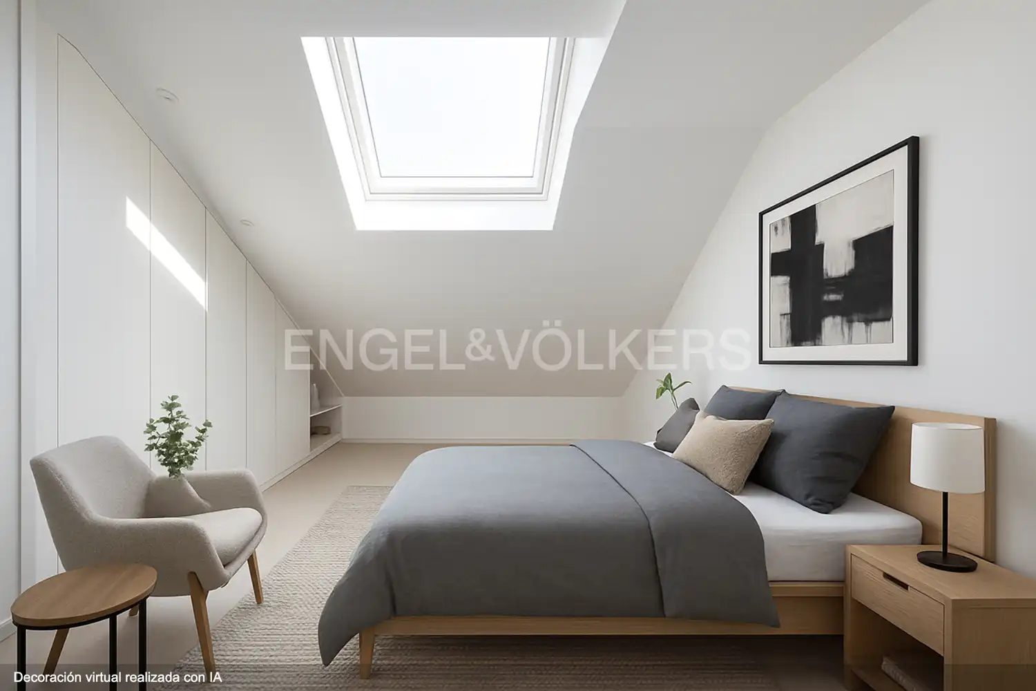 Habitación de Ático de alquiler en Madrid con Aire acondicionado, Calefacción y Terraza