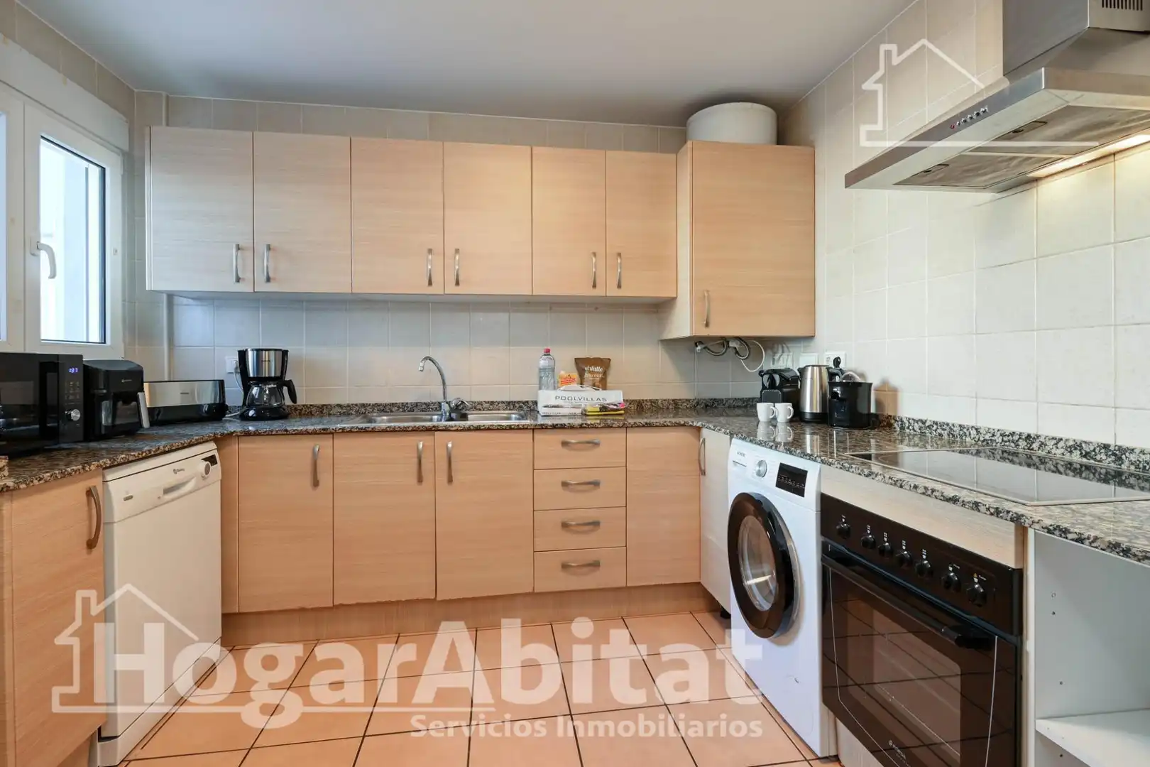 Kitchen of Flat for sale in Els Poblets  with Air Conditioner and Furnished